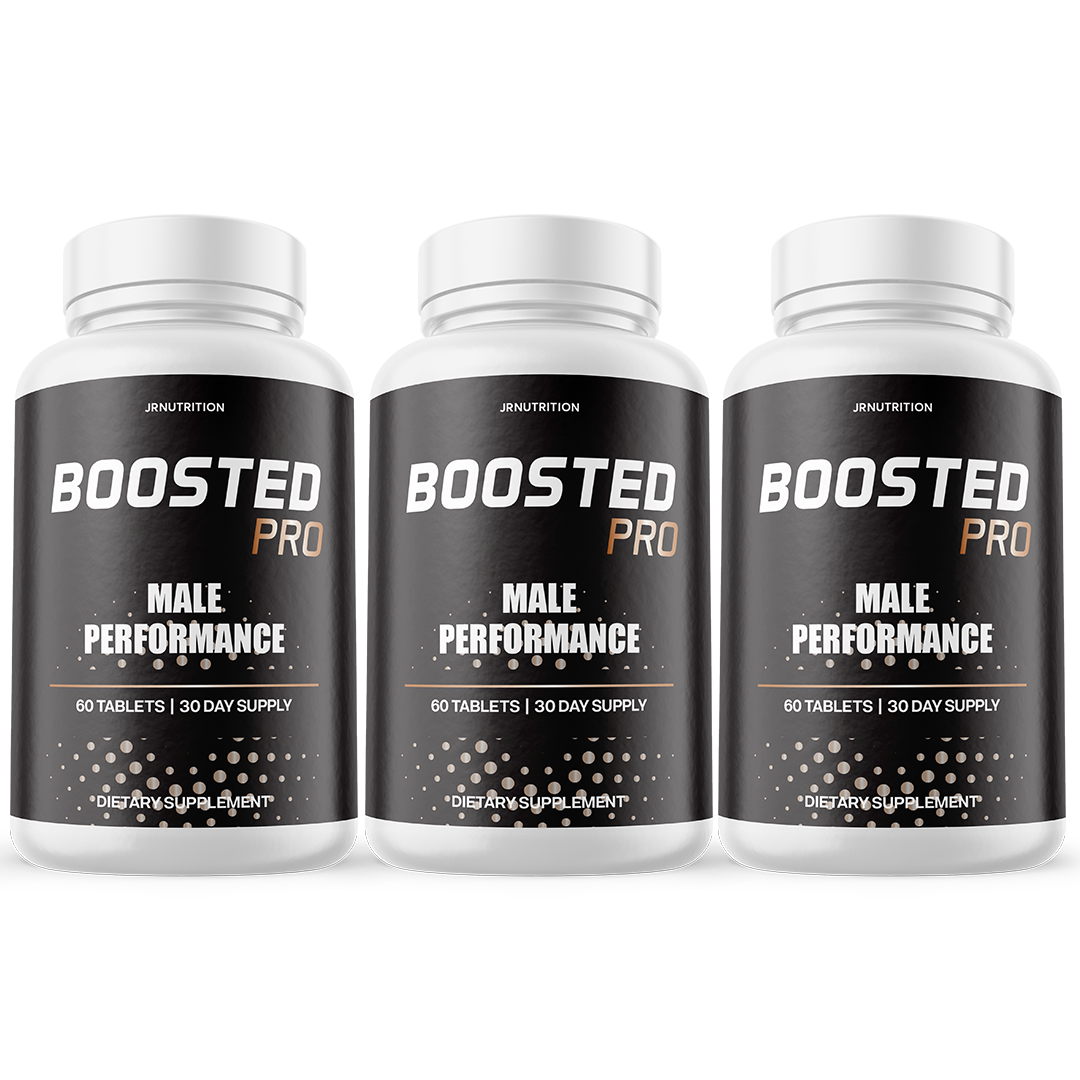 Boosted Pro - Male Performance Dietary Supplement 60 Tablets (3 Pack)